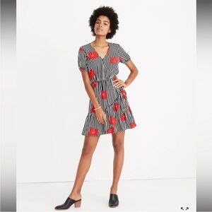 Madewell Ruffle Wrap Dress